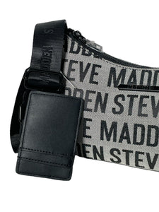 Bolsa Steve Madden Negra y Rosa con Tarjetero - BGP