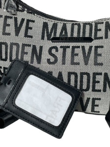 Bolsa Steve Madden Negra y Rosa con Tarjetero - BGP