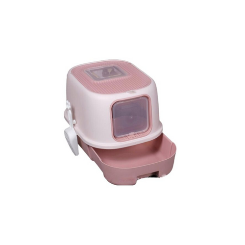 Arenero Cerrado Para Gato Facil Limpieza 2 Vias De Entrada - BGP