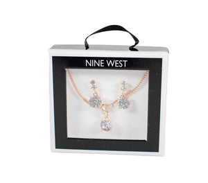 Set De Collar Y Aretes Nine West Originales Importados - BGP