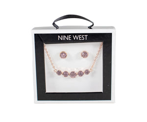 Set De Collar Y Aretes Nine West Originales Importados - BGP