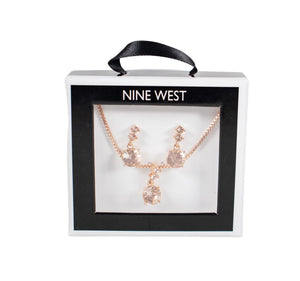 Set De Collar Y Aretes Nine West Originales Importados - BGP