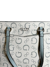 Cargar imagen en el visor de la galería, Bolsa Tote GUESS Azul Claro con Monograma - BGP