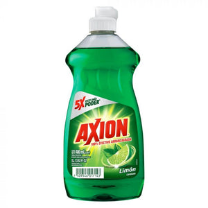 Caja Axion lavatrastes líquido limón 400M/12B