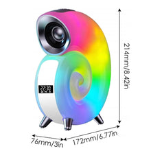 Cargar imagen en el visor de la galería, Lámpara De Caracol Con Luz Rgb Con Bocina Conexion Bluetooth - BGP