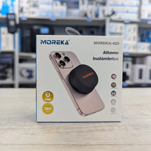 Cargar imagen en el visor de la galería, Bocina magnetica magsafe Marca Moreka 15w potencia incluye iman - BGP