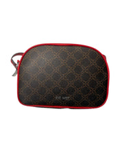 Cargar imagen en el visor de la galería, Crossbody Nine West Marrón Con Rojo Original Importada - BGP