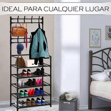 Cargar imagen en el visor de la galería, ZAPATERA 5 CAPAS CON PERCHERO - BGP