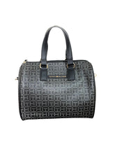 Cargar imagen en el visor de la galería, Bolso Satchel Negro Monograma Tommy Hilfiger - BGP