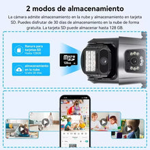 Cargar imagen en el visor de la galería, Camara Via Wifi Doble Camara Seguridad Hogar Exterior - BGP