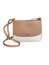 Cargar imagen en el visor de la galería, Bolso Shoulder Tommy Hilfiger Monogram Beige &amp; Camel - BGP