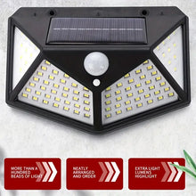 Cargar imagen en el visor de la galería, Lampara Solar Exterior Potente 100 Leds Sensor Movimiento - BGP