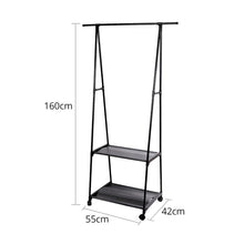 Cargar imagen en el visor de la galería, PERCHERO RACK TRIANGULAR PARA ROPA - BGP