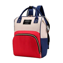 Cargar imagen en el visor de la galería, Mochila Pañalera 2 En 1 Cero Derrames Elegante  40x27x21 Cm - BGP