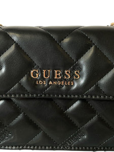 Bolsa Clutch Guess Acolchada Cadena Dorada Original Importada - BGP