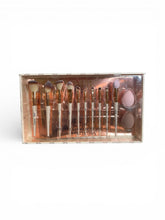 Cargar imagen en el visor de la galería, Set de Brochas de Maquillaje Profesional MB – 12 Piezas + Esponjas | Acabado Flawless - BGP