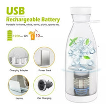 Cargar imagen en el visor de la galería, Mini Licuadora Rápida Portátil 420ml 4 Cuchillas Vaso 350 Ml - BGP