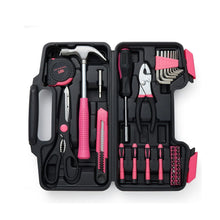 Cargar imagen en el visor de la galería, Malétin Herramientas Básicas Rosas Con 39 Piezas - BGP