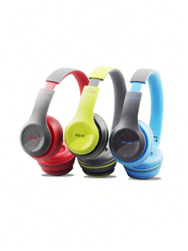 Audifono Diadema Bluetooth P47 Plegable Diseño Tridimencional - BGP