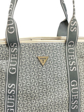 Cargar imagen en el visor de la galería, Bolsa Tote GUESS Monogram Azul – Elegancia diaria con gran capacidad - BGP