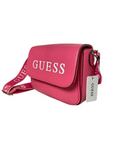 Cargar imagen en el visor de la galería, Bolsa Guess Crossbody Fucsia Con Logo Grande Original Usa  - BGP