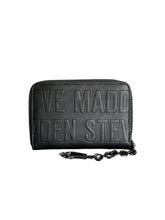 Cargar imagen en el visor de la galería, Cartera Steve Madden Negra con Logotipo en Relieve - BGP