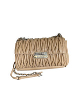Cargar imagen en el visor de la galería, Bolsa Crossbody Steve Madden Acolchada Beige con Cadena - BGP
