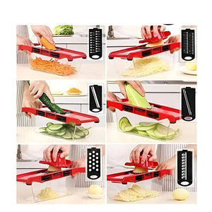 RALLADOR DE VERDURAS MANDOLINA ROJO - BGP