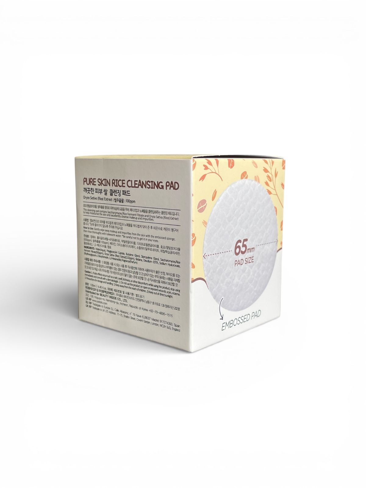 Pads Limpiadores de Arroz – Rice Cleansing Pad | Esfolio Korea ...