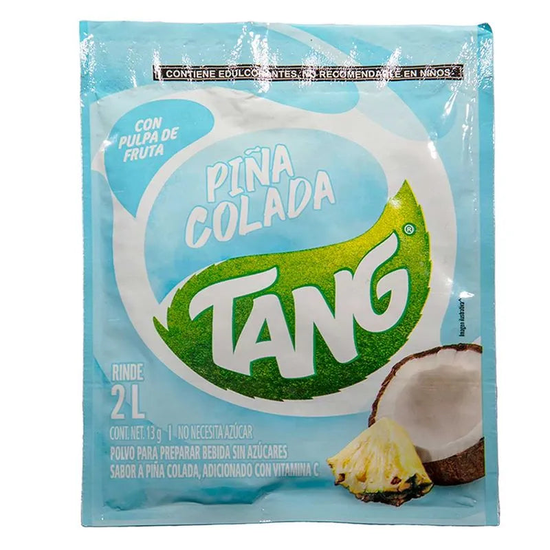 Caja Bebida para preparar bebida Tang sabor piña colada 12C/8P/13G - SCG