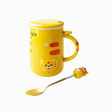 Cargar imagen en el visor de la galería, Taza De Cerámica Ceramik Con Cuchara Gatito - BGP