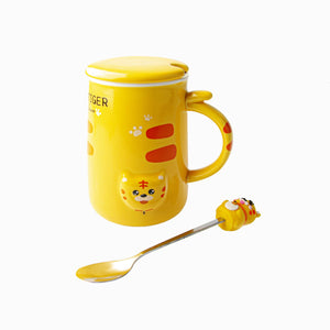 Taza De Cerámica Ceramik Con Cuchara Gatito - BGP