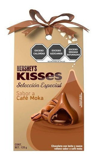 Caja Chocolate Hersheys Kisses Suizo 6E/120G