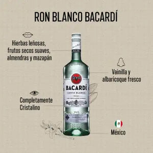 Ron Bacardí Superior Blanco 750 Ml - ZK