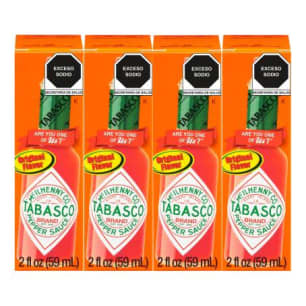 Salsa Tabasco Mc Ilhenny 4 Pzas de 59 Ml - ZK