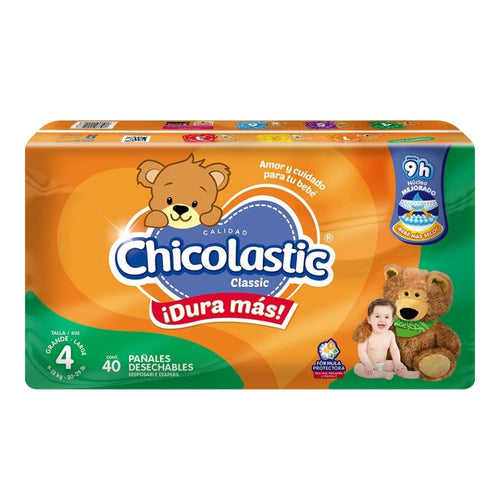 Caja Pañal Chicolastic Classico Grande E4 40P/4C - SCG