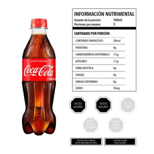 Refresco Coca-Cola 24 Pzas de 600 Ml -  ZK