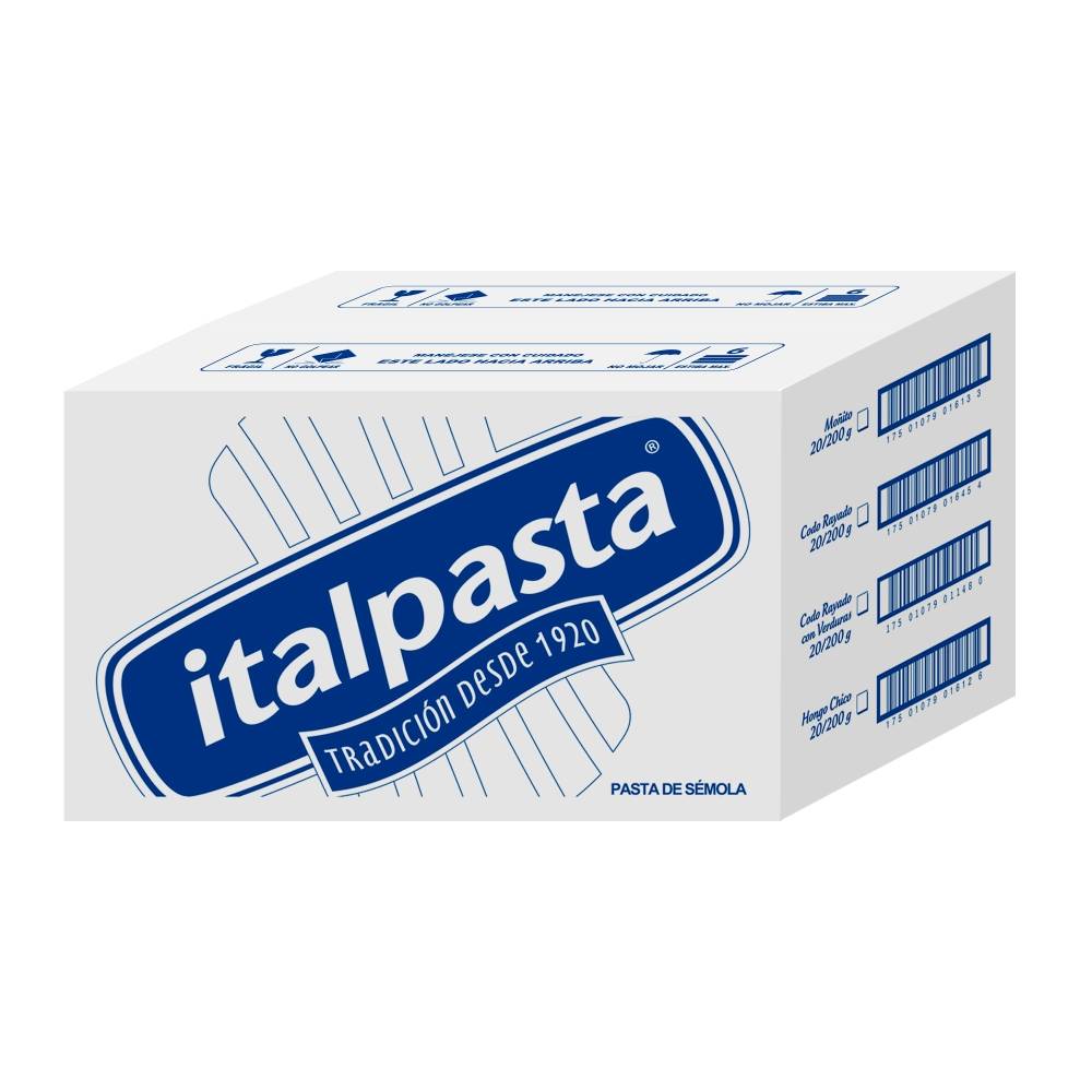 Codo Italpasta Rayado 20P/200G - ZK