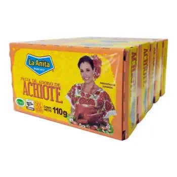 Pasta de Adobo La Anita de Achiote 5 Pzas de 110 Gr - ZK