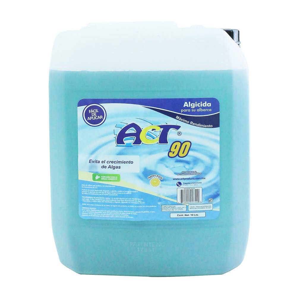 Alguicida Líquido Act 90 para Alberca 10L - ZK