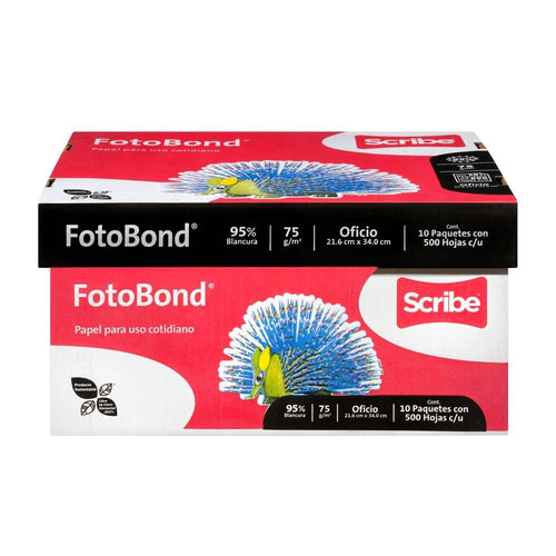Hojas de Papel Scribe FotoBond Tamaño carta 5000P - ZK