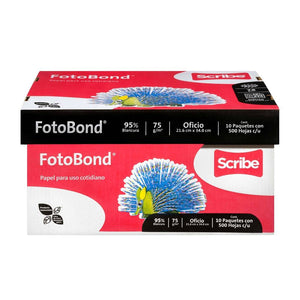 Hojas de Papel Scribe FotoBond Tamaño carta 5000P - ZK