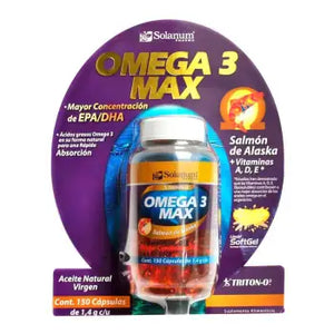 Omega 3 Max Solanum Pharma Triton-O3 150 Cápsulas - ZK