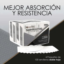 Cargar imagen en el visor de la galería, Servilletas Member&#39;s Mark Premium 4 Paquetes con 100 Pzas - ZK