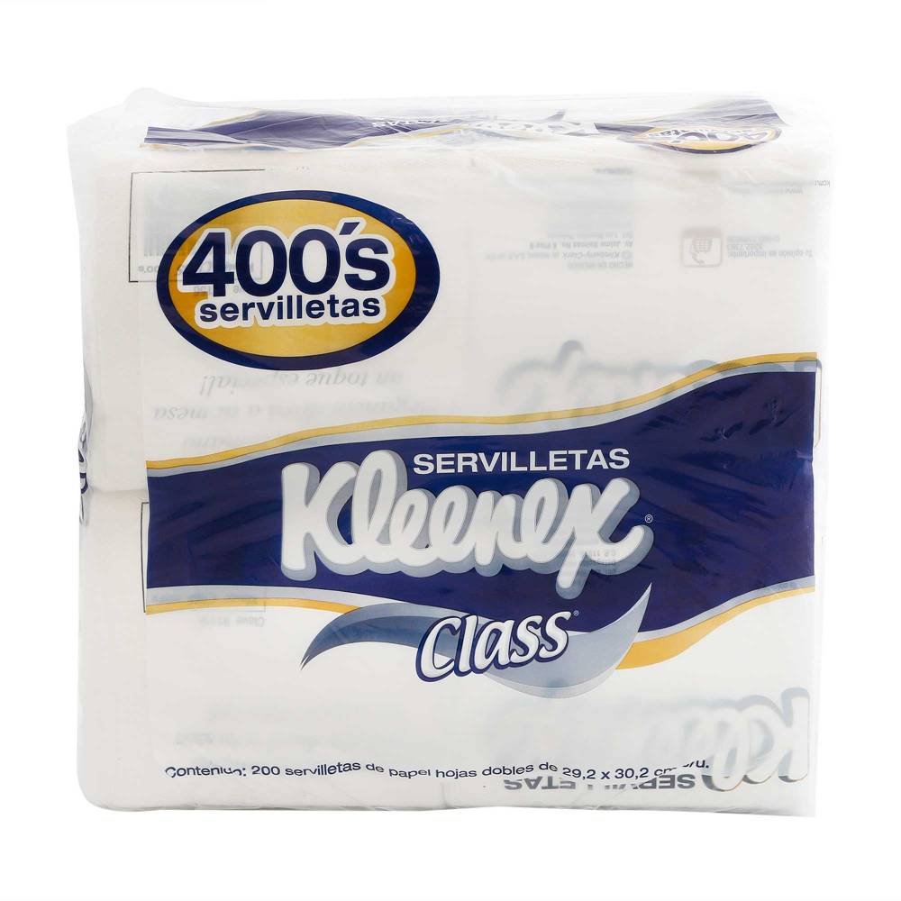 Servilletas Kleenex Class 2 Paquetes de 200 Pzas - ZK