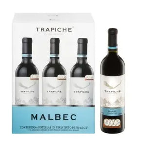 Vino Tinto Trapiche Malbec 6 pzas de 750 ml c/u - ZK