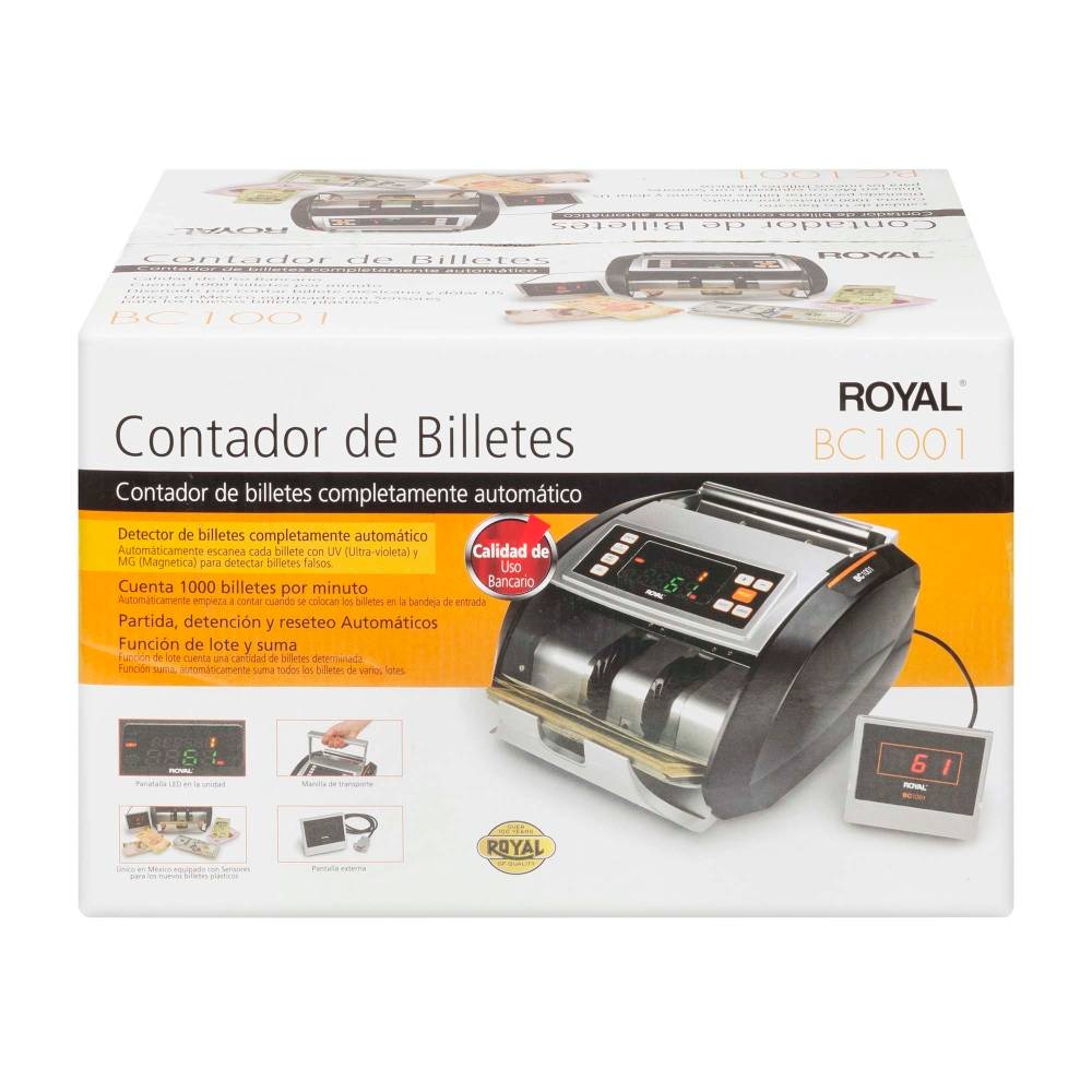 Contador de Billetes Royal Doble Display - ZK