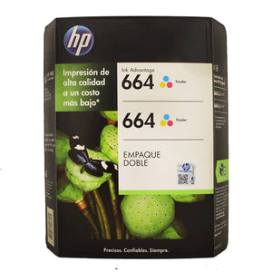 Cartucho de Tinta HP Ink Advantage 664 Color - ZK