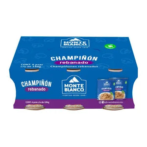 Champiñones Rebanados Monteblanco 6P/186G - ZK