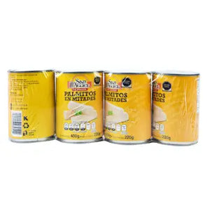 Palmitos en Mitades San Miguel 4 Latas de 400 Gr - ZK